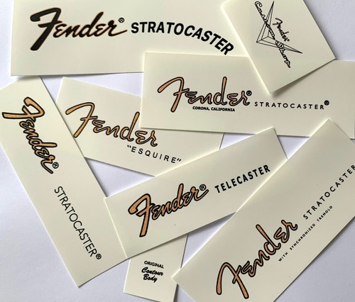 Waterslide decals for - decals, fender